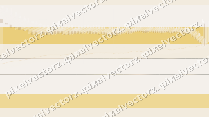 Glowing neon chart background in amber and orange