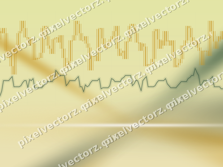 Soft pastel chart background in amber and dark green