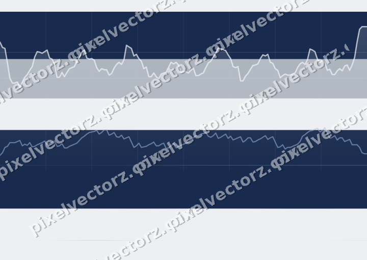 Soft pastel chart background in dark blue and white
