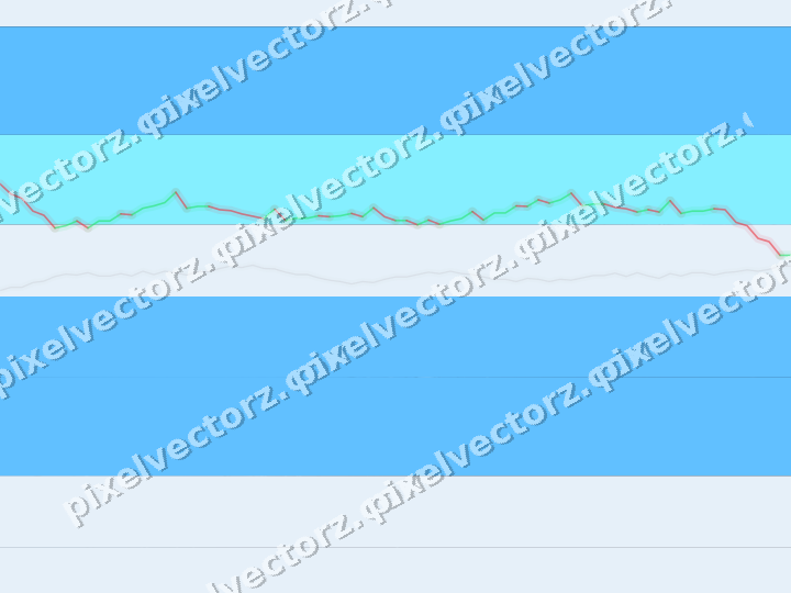 Glowing neon chart background in cyan and blue