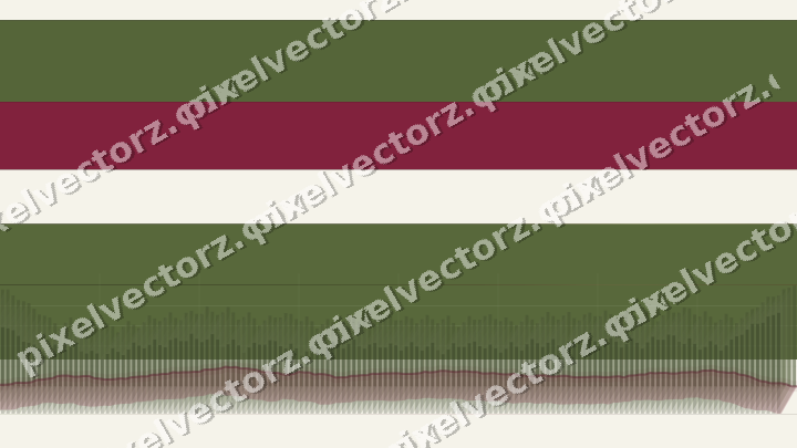 Glowing neon chart background in lime and pink
