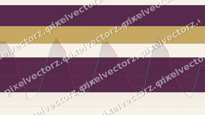 Glowing neon chart background in dark magenta and amber