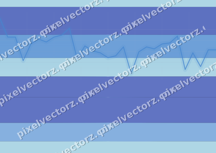 Glowing neon chart background in blue and cyan
