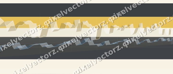 Soft pastel chart background in amber and grey