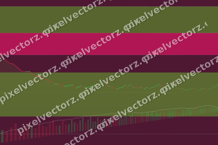 Soft pastel chart background in lime and pink