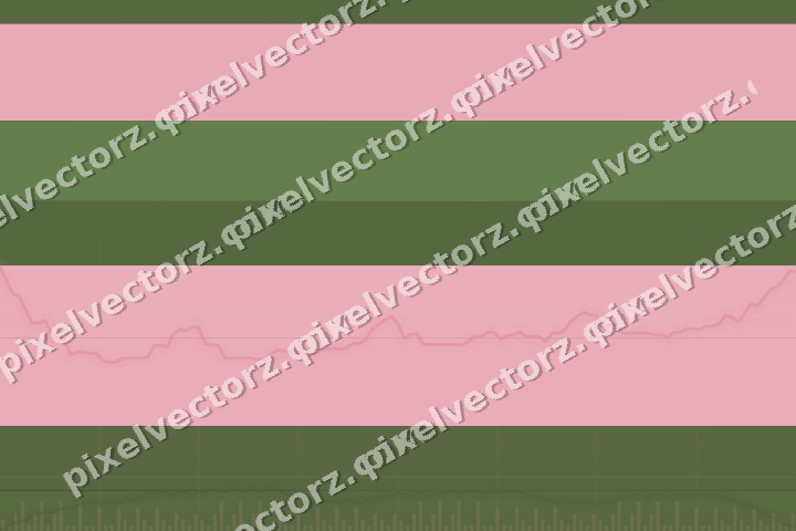 Glowing neon chart background in pink and dark lime
