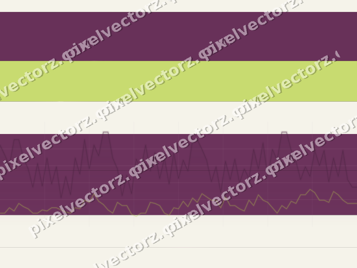 Glowing neon chart background in magenta and lime