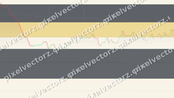Glowing neon chart background in amber and grey
