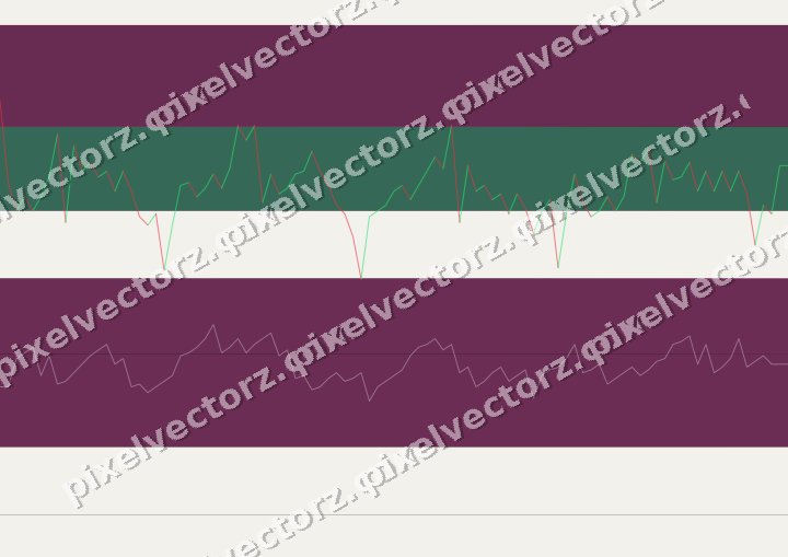 Glowing neon chart background in magenta and pink