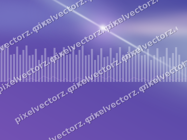 Glowing neon chart background in purple and blue