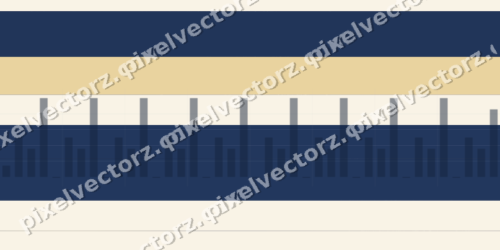 Glowing neon chart background in dark blue and amber