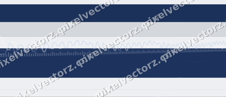 Glowing neon chart background in blue