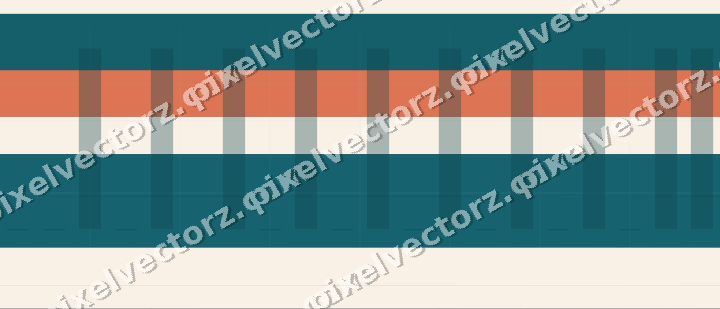 Glowing neon chart background in dark teal and orange