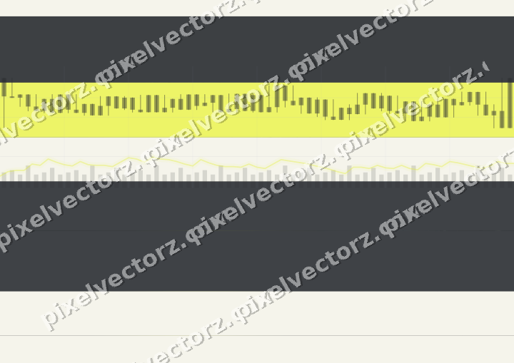 Glowing neon chart background in yellow and grey