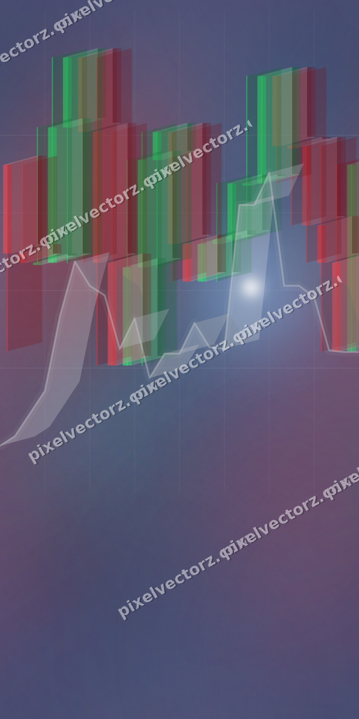 Nahtloser Neon Diagramm Hintergrund in Blau und Rot