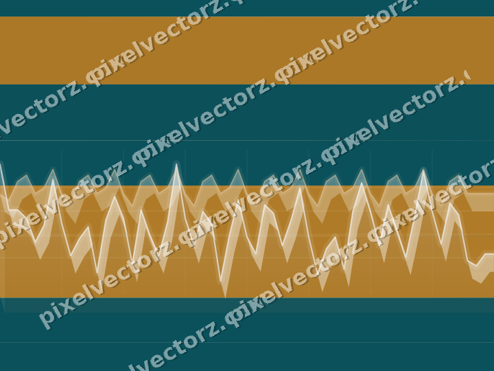 Soft pastel chart background in amber and dark teal