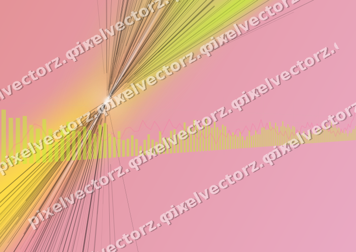 Soft pastel chart background in lime and amber