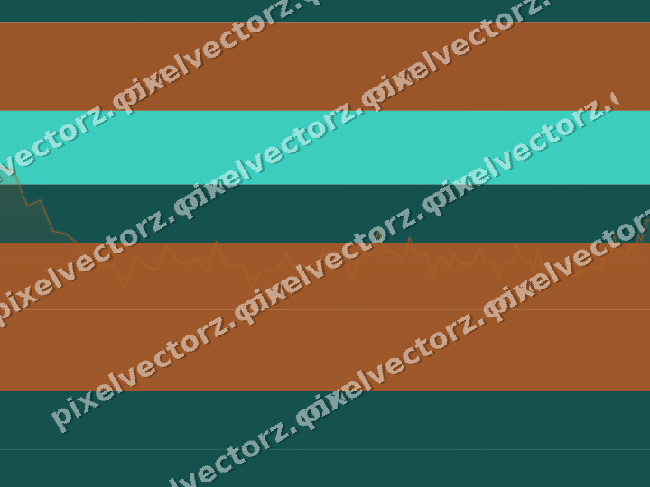 Soft pastel chart background in orange and teal