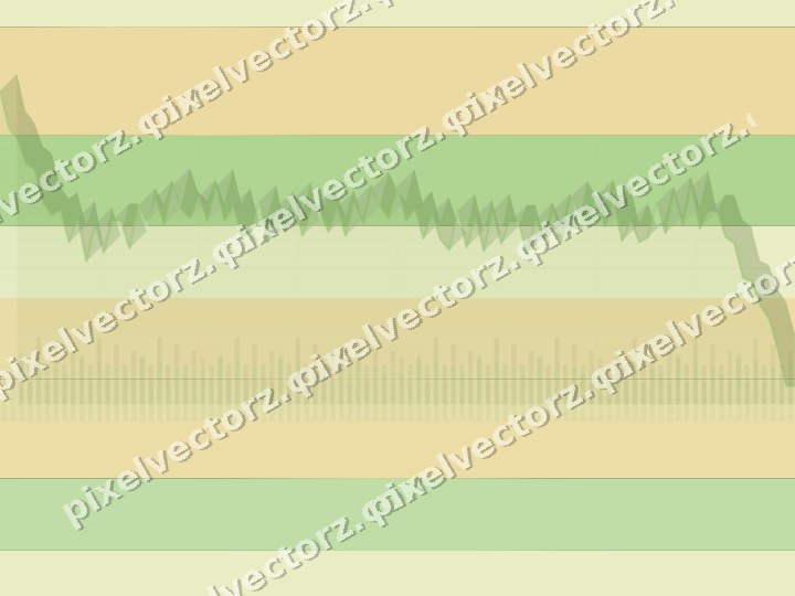 Glowing neon chart background in lime and yellow