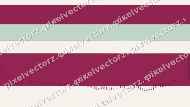 Glowing neon chart background in dark pink and green
