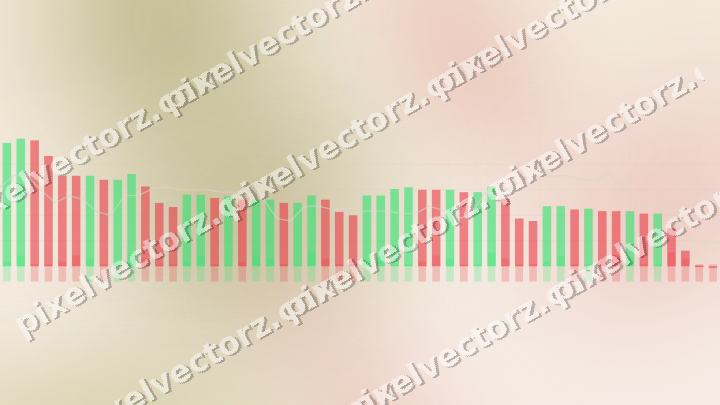Soft pastel chart background in yellow and red