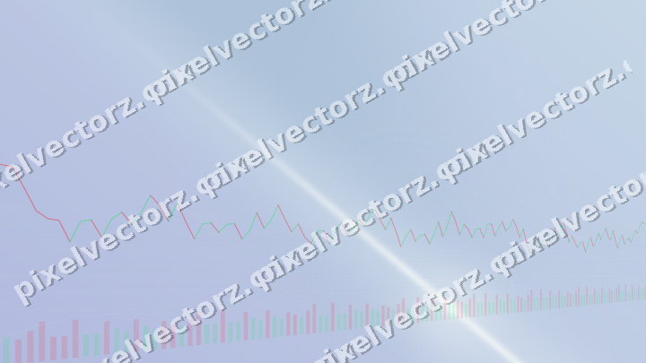Soft pastel chart background in blue and orange