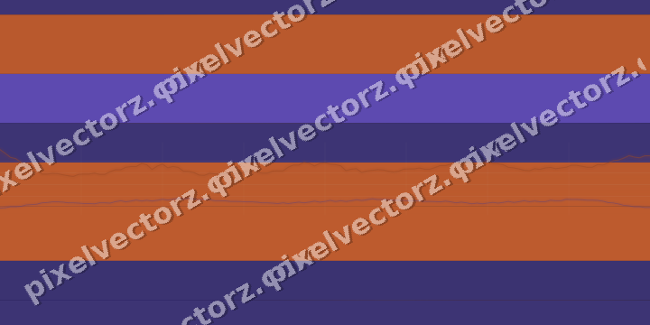Glowing neon chart background in orange and blue