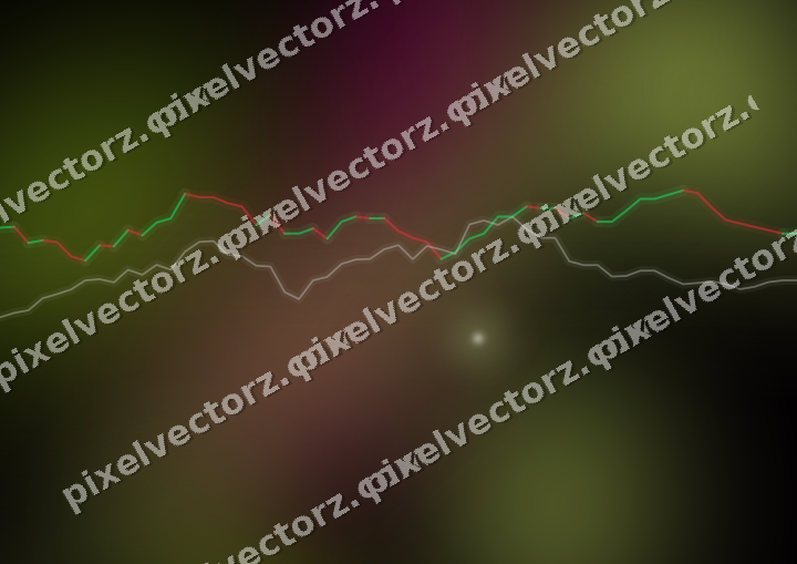 Leuchtender Neon Diagramm Hintergrund in Limette und Rosa