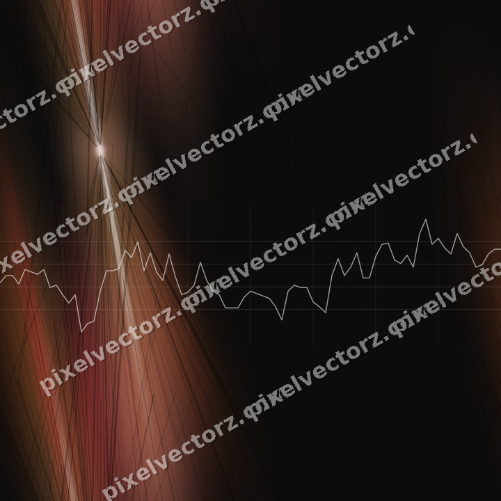 Nahtloser Neon Diagramm Hintergrund in Rot und Bernstein