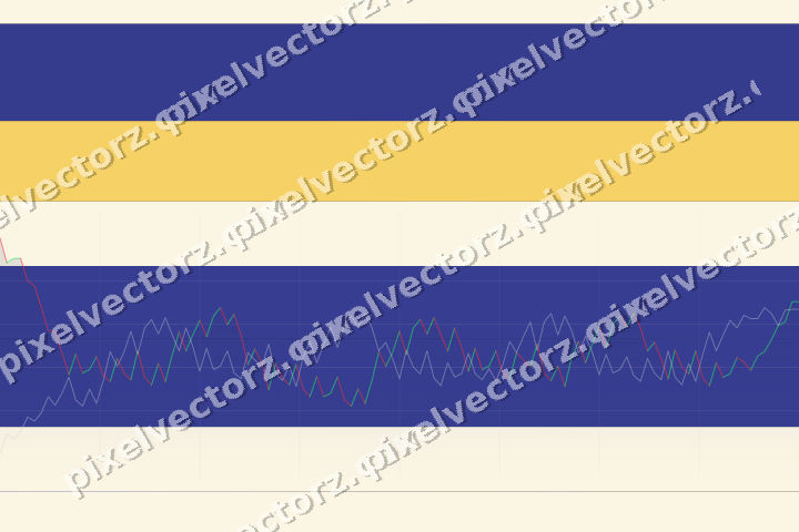 Glowing neon chart background in blue and amber