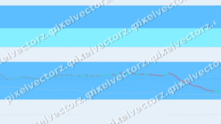 Glowing neon chart background in cyan and blue