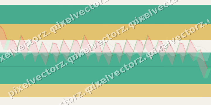 Glowing neon chart background in amber and green