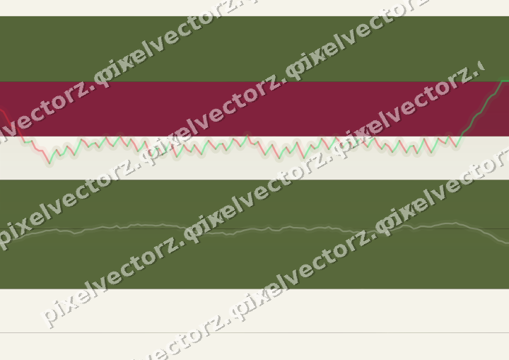 Glowing neon chart background in lime and pink
