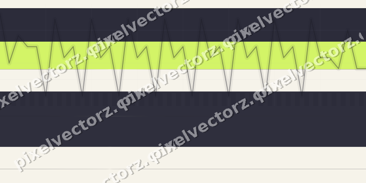 Glowing neon chart background in purple and lime
