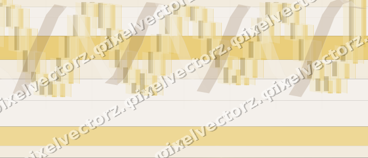 Glowing neon chart background in amber and orange