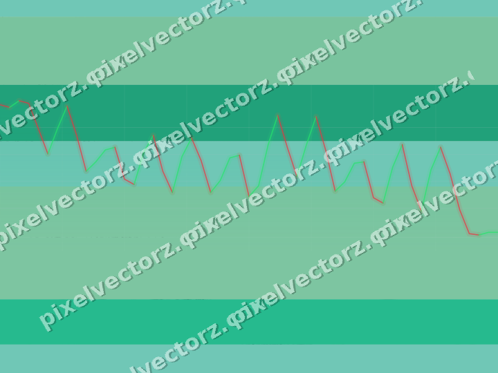 Soft pastel chart background in green and teal