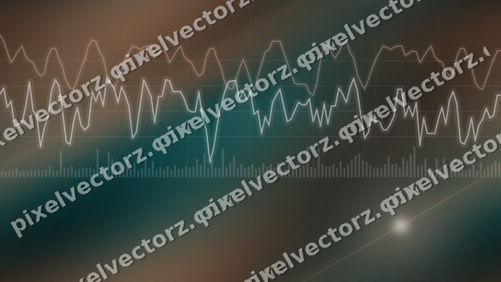 Nahtloser Neon Diagramm Hintergrund in Orange und Petrol