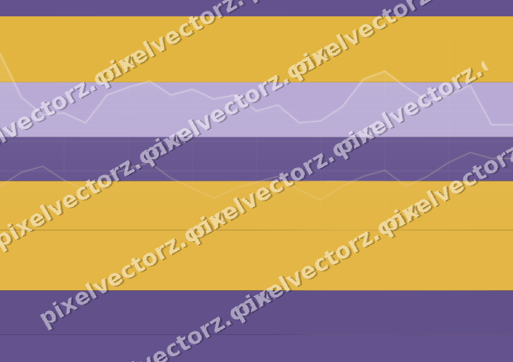 Glowing neon chart background in amber and purple