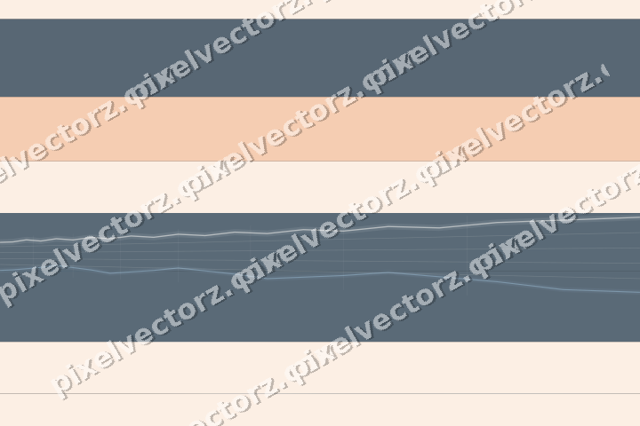 Glowing neon chart background in blue and orange