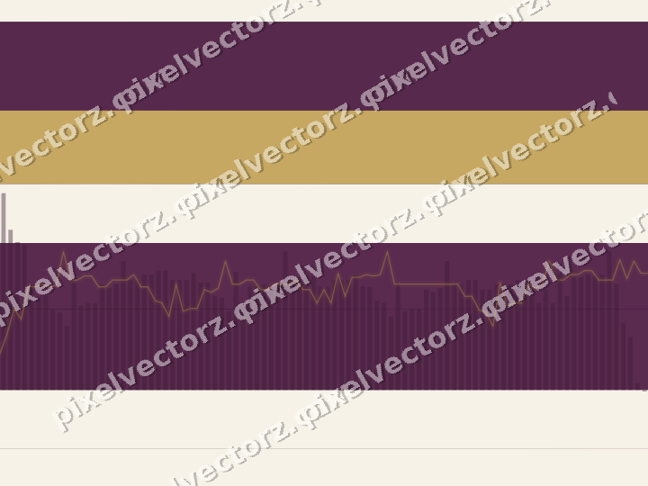 Glowing neon chart background in magenta and amber