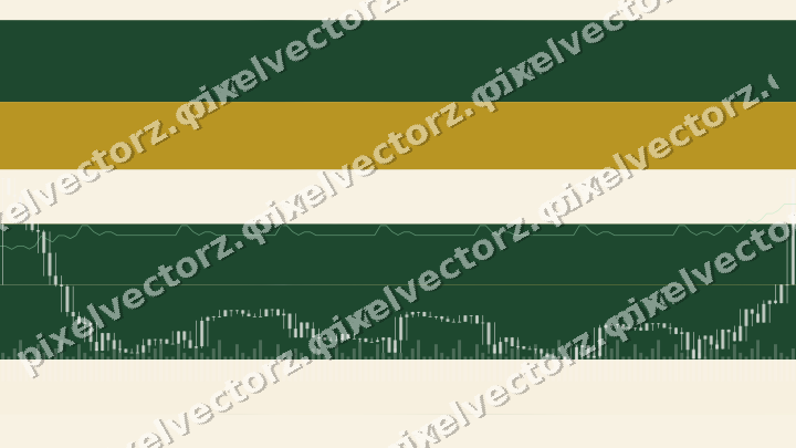 Soft pastel chart background in dark green and amber