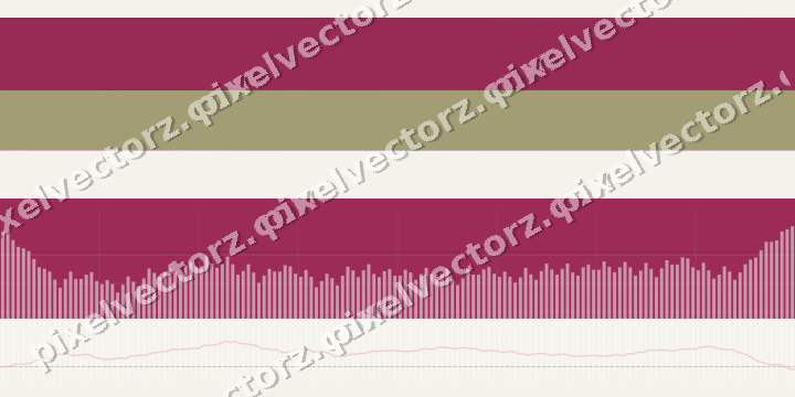 Glowing neon chart background in pink and yellow