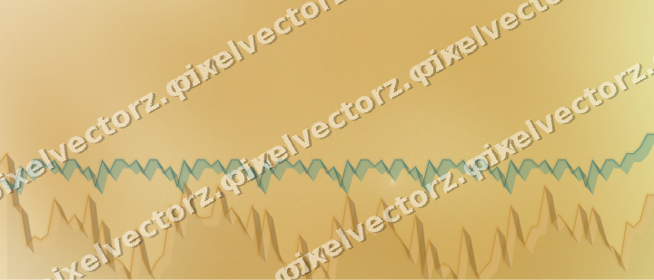 Soft pastel chart background in amber and dark teal