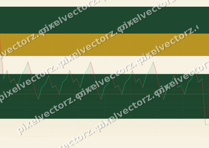 Soft pastel chart background in dark green and amber