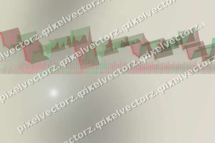 Soft pastel chart background in red and pale amber