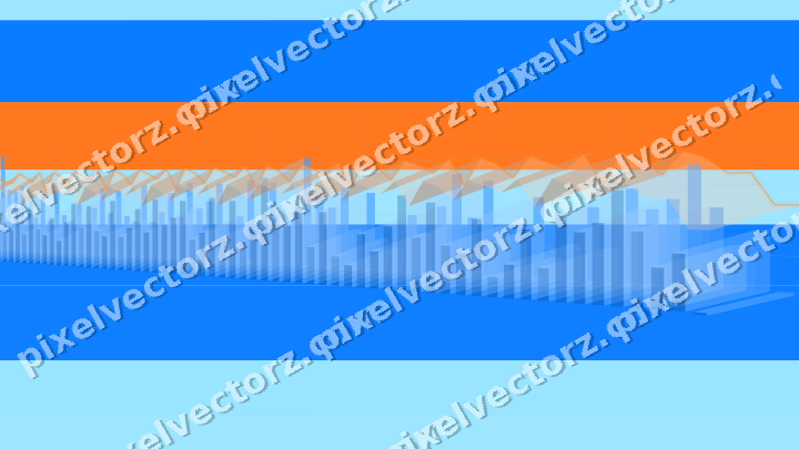 Soft pastel chart background in blue and red