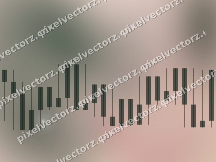 Soft pastel chart background in dark green and red