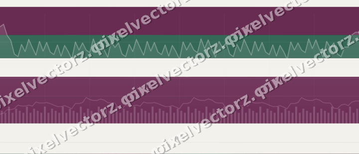 Glowing neon chart background in magenta and pink