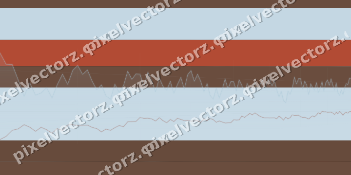 Glowing neon chart background in cyan and red