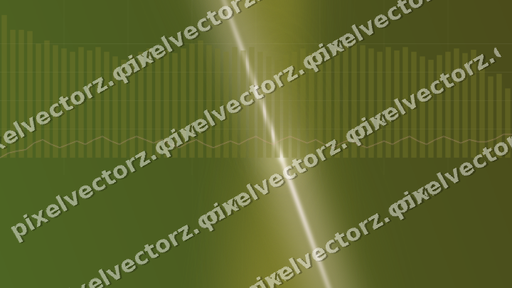 Glowing neon chart background in yellow and red